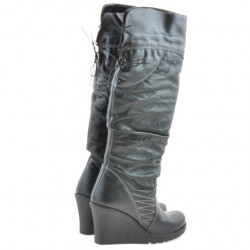 Bottes femme 226 noir+crêpe noir