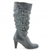 Bottes femme 1120 gris+gris antelope
