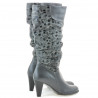 Bottes femme 1120 gris+gris antelope