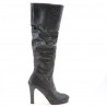 Bottes femme 1118 noir antelope pic