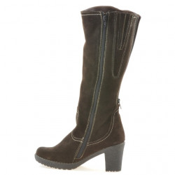 Bottes femme 3258 café velours