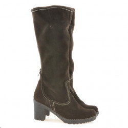 Bottes femme 3258 café velours