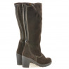 Bottes femme 3258 café velours