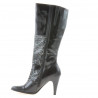 Bottes femme 1109 vernis noir combiné
