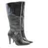 Bottes femme 1109 vernis noir combiné