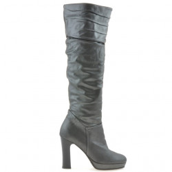 Bottes femme 1118 gris satiné