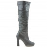 Bottes femme 1118 gris satiné