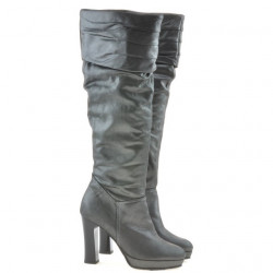 Bottes femme 1118 gris satiné
