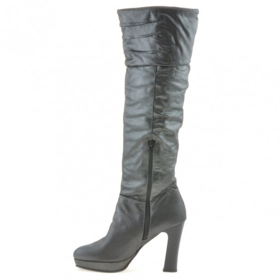 Bottes femme 1118 gris satiné