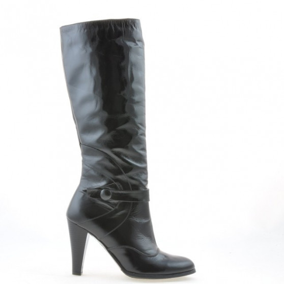 Bottes femme 1119 vernis noir