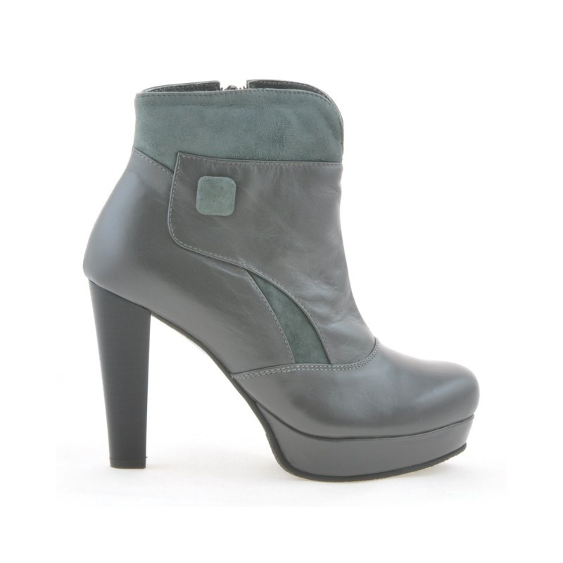 Bottes femme 1125 gris+gris antelope