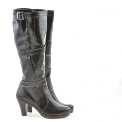 Bottes femme 229 vernis café