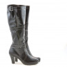 Bottes femme 229 vernis café