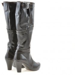 Bottes femme 229 vernis café