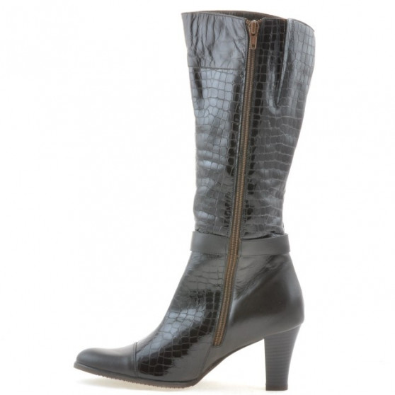 Bottes femme 017 café python