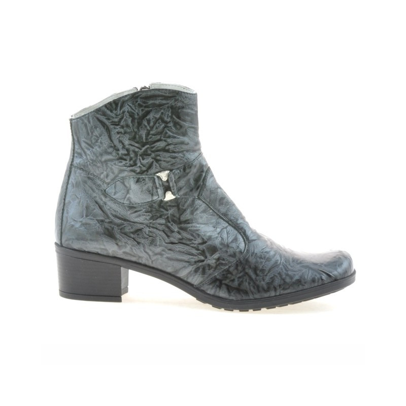 Bottes femme 232 crêpe laque gris