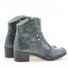 Bottes femme 232 crêpe laque gris