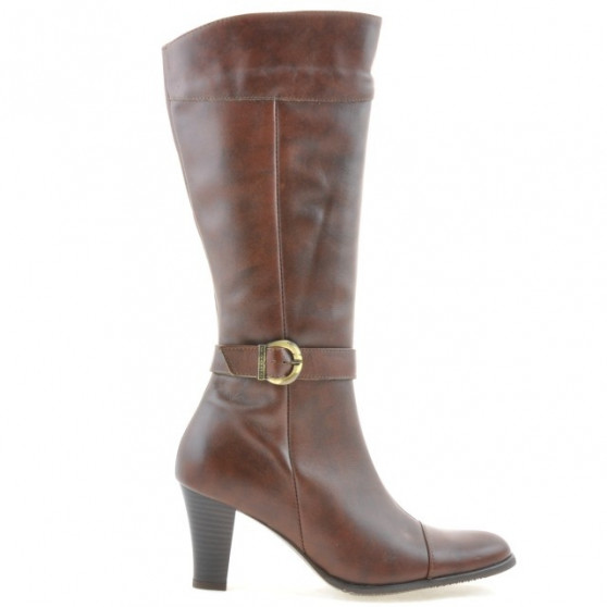 Bottes femme 017 cognac combiné Bottes femme 017 cognac combiné