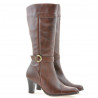 Bottes femme 017 cognac combiné