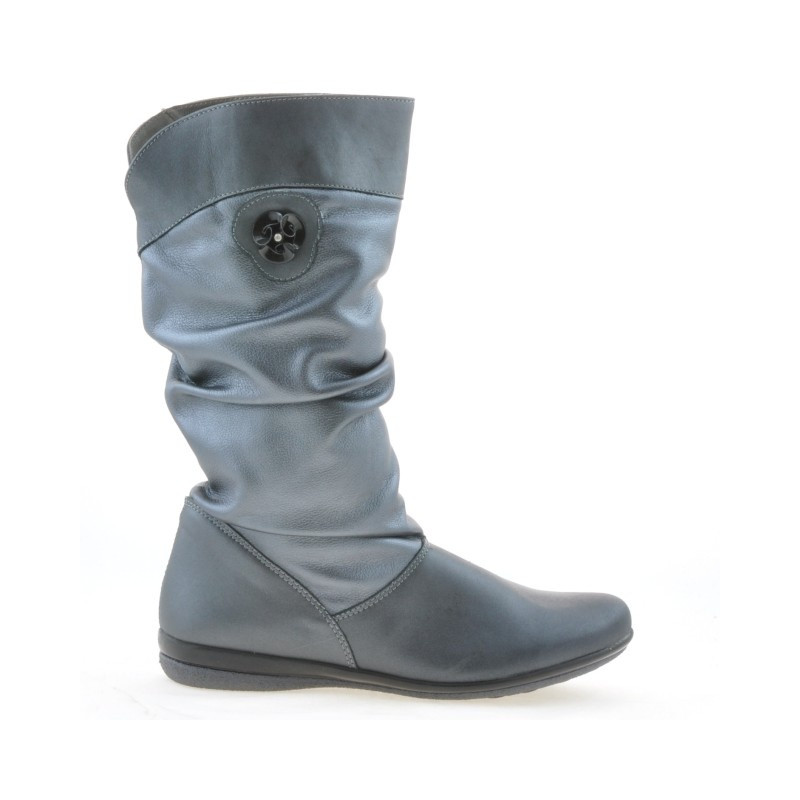 Bottes femme 257 gris nacré