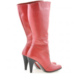Bottes femme 010 rouge