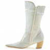 Bottes femme 298 croco beige