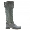 Bottes femme 3225 gris velours