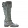 Bottes femme 3225 gris velours