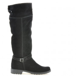 Bottes femme 3225 noir velours