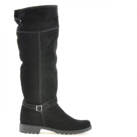 Bottes femme 3225 noir velours