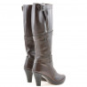 Bottes femme 229 chocolat