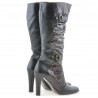 Bottes femme 008-2 noir+bordeaux combiné