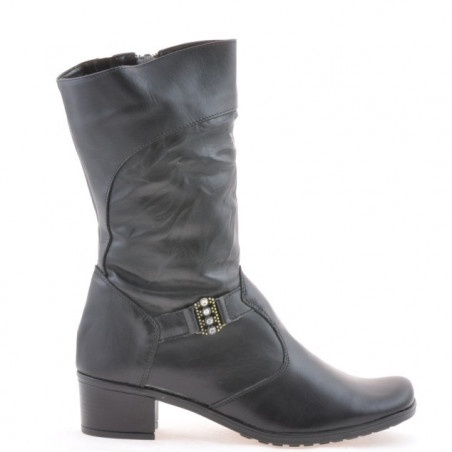Bottes femme 261 noir+crêpe noir