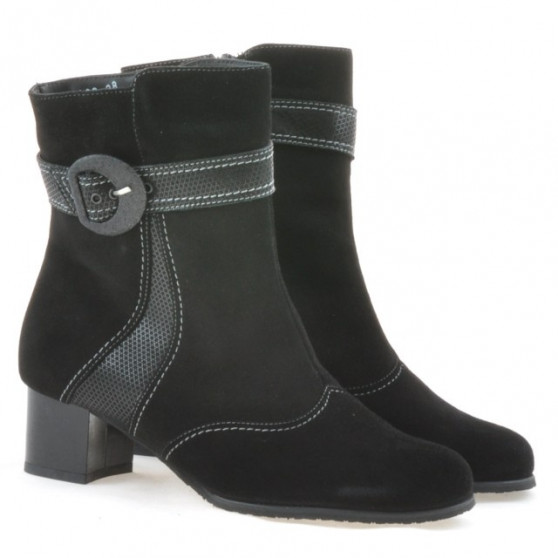 Bottes femme 1139 noir antilope combiné