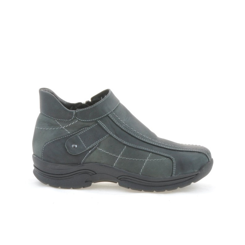 Bottes adolescents 441 tuxon noir+gris