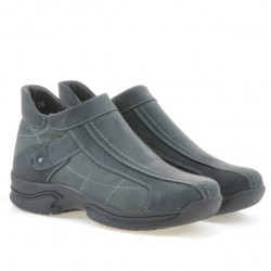 Bottes adolescents 441 tuxon noir+gris