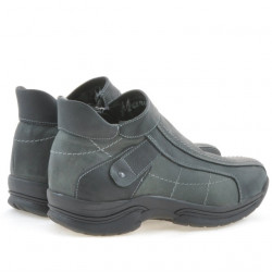 Bottes adolescents 441 tuxon noir+gris