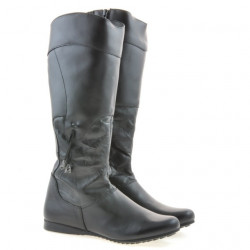 Bottes femme 245 noir + crêpe noir