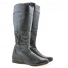 Bottes femme 245 noir + crêpe noir
