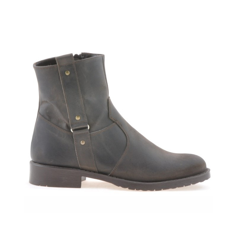 Bottes hommes 400 tuxon café