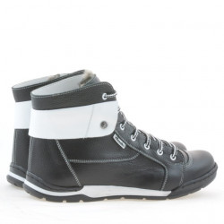 Bottes hommes 421 noir+blanc