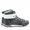 Bottes hommes 421 noir+blanc