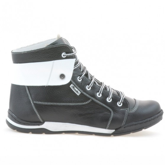 Bottes hommes 421 noir+blanc Bottes hommes 421 noir+blanc
