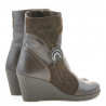 Bottines femme 3220 café combiné