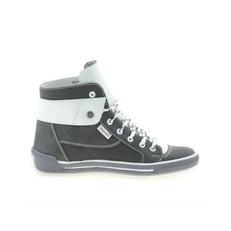 Bottes femme 258 tuxon gris+blanc
