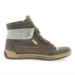 Bottes femme 258 tuxon café+beige