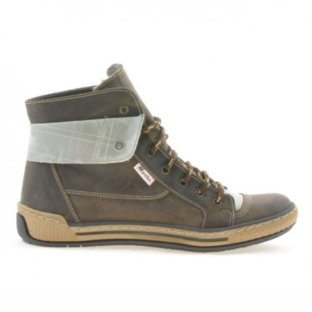 Bottes femme 258 tuxon café+beige