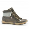 Bottes femme 258 tuxon café+beige