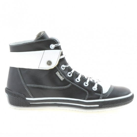 Bottes femme 258 noir+blanc Bottes femme 258 noir+blanc