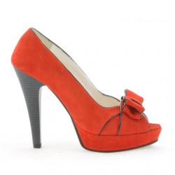 Sandales femme 1099 antelope rouge+noir